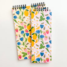 Load image into Gallery viewer, Lemon Berry 3.25" x 8.5" Lined Slim Notebook
