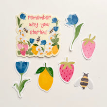 Load image into Gallery viewer, Lemon Berry Vinyl Stickers
