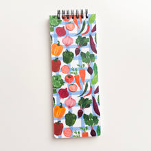Load image into Gallery viewer, Garden Bounty 3.25"x8.5" Slim Lined Notebook
