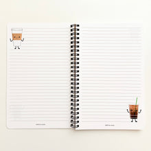 Load image into Gallery viewer, Happy Cups 5.5"x8.5" Lined Notebook

