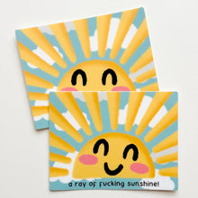 Load image into Gallery viewer, A Ray Of Fucking Sunshine Vinyl Sticker
