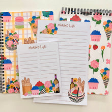 Load image into Gallery viewer, Saturday Market 5.5" x 8.5" Top Bound Lined Notebook
