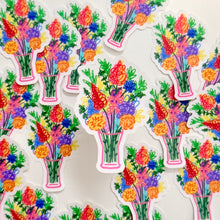 Load image into Gallery viewer, Flower Vase Clear Vinyl Sticker
