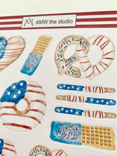 Load image into Gallery viewer, Patriotic Goodies Paper Sticker Sheet
