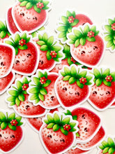 Load image into Gallery viewer, Cute Strawberry Mini Sticker
