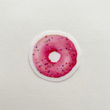 Load image into Gallery viewer, Donut Mini Clear Sticker
