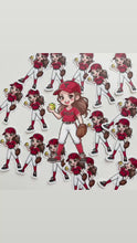 Load and play video in Gallery viewer, YHS Girls Softball Vinyl Sticker
