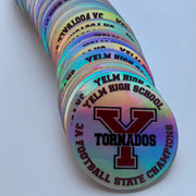 YHS State Champs Holographic Sticker