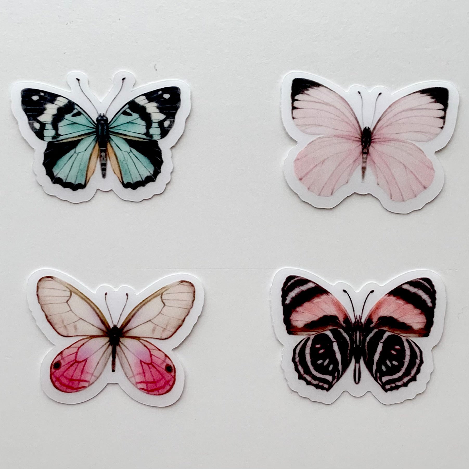 Butterflies Mini Clear Stickers – AMW the studio