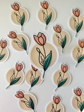 Load image into Gallery viewer, Boho Tulip Clear Sticker
