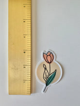 Load image into Gallery viewer, Boho Tulip Clear Sticker
