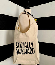 Load image into Gallery viewer, Printed Statement Canvas Tote
