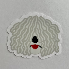 Load image into Gallery viewer, Hungarian Puli Clear Sticker
