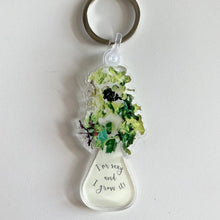 Load image into Gallery viewer, I&#39;m Sexy and I Grow It! Lettuce Grow Farmstand Acrylic Keychain

