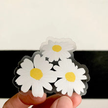Load image into Gallery viewer, Daisy Cluster Clear Sticker

