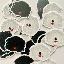 Load image into Gallery viewer, Hungarian Puli Clear Sticker
