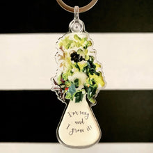 Load image into Gallery viewer, I&#39;m Sexy and I Grow It! Lettuce Grow Farmstand Acrylic Keychain
