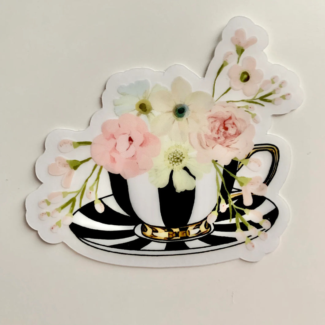 Afternoon Tea Clear Sticker