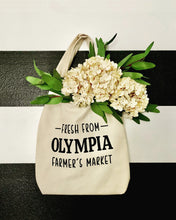 Load image into Gallery viewer, Custom Print Farmer’s Market Canvas Tote
