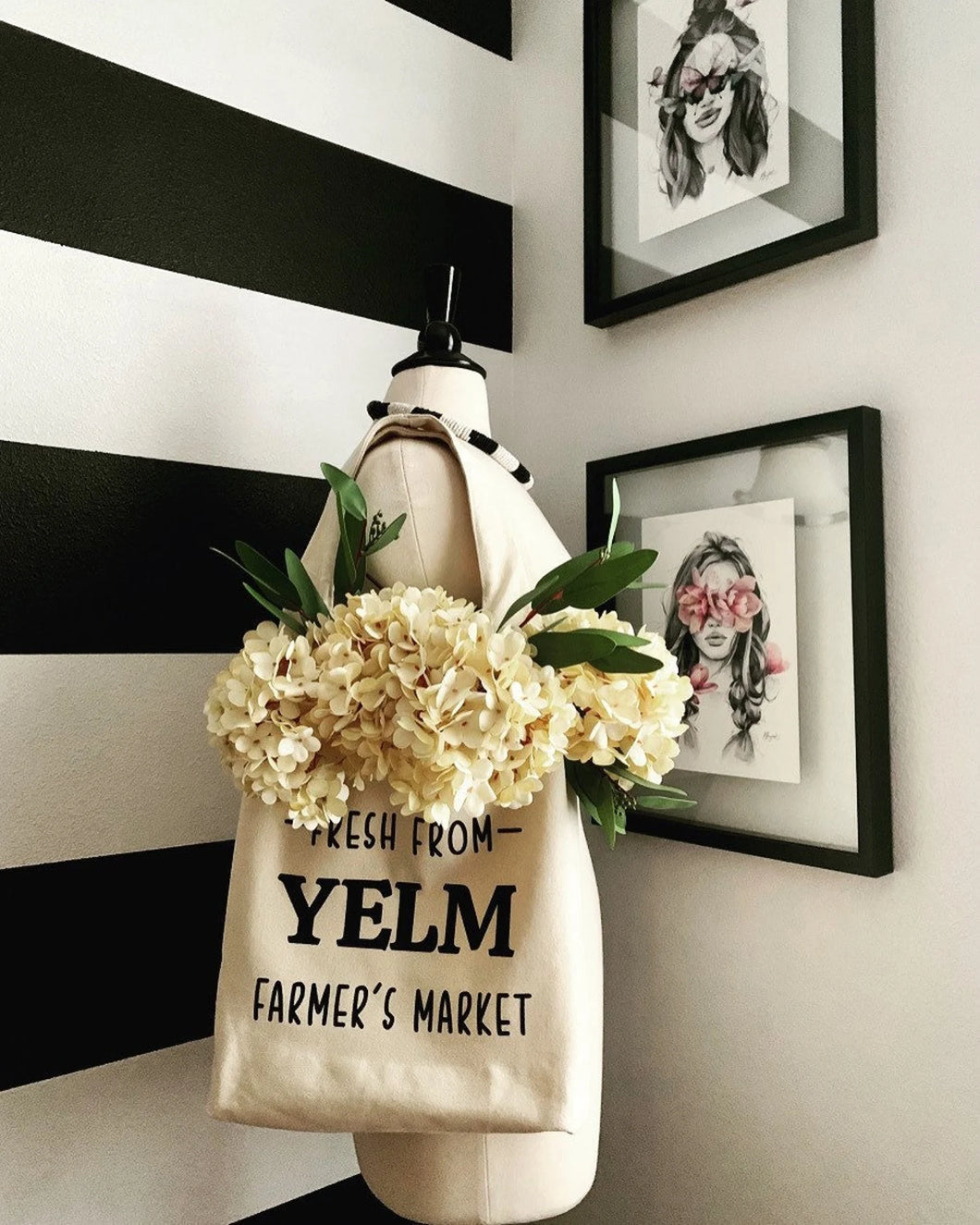 Custom Print Farmer’s Market Canvas Tote