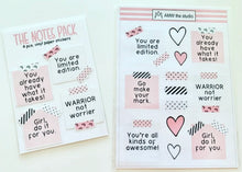 Load image into Gallery viewer, Pink Notes Paper Sticker Sheet
