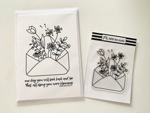 Load image into Gallery viewer, Blooming Mail Paper Sticker Sheet
