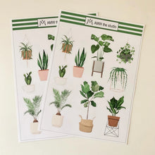 Load image into Gallery viewer, Potted Plants Paper Sticker Sheet
