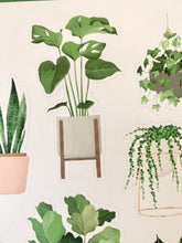 Load image into Gallery viewer, Potted Plants Paper Sticker Sheet
