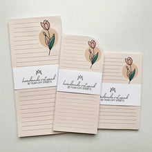 Load image into Gallery viewer, Boho Tulip 4.25&quot;x5.5&quot; Notepad
